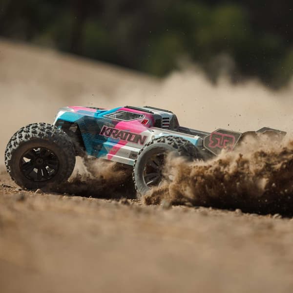 ARRMA Kraton 6S 4x4 1/8 Brushless RTR Blå/Rosa