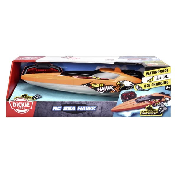 Sea Hawk Radiostyrt Båt 33 cm Dickie Toys
