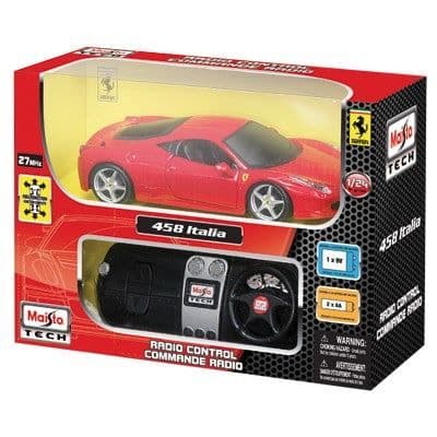 Maisto Tech Fjärrstyrd bil 1/24 rc Ferrari 458 batterier ingår ej