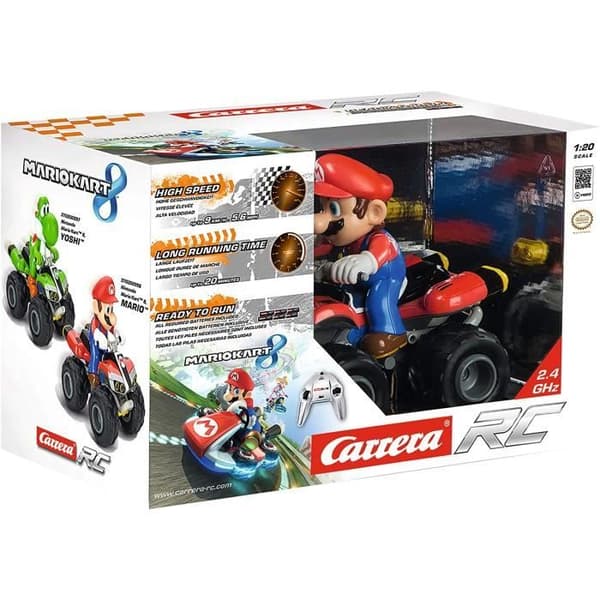Mario Kart™ radiostyrd fyrhjuling - CARRERA-LEKSAKER - Mario - 2,4 GHz - Batteri - Pojke - 6 år och äldre