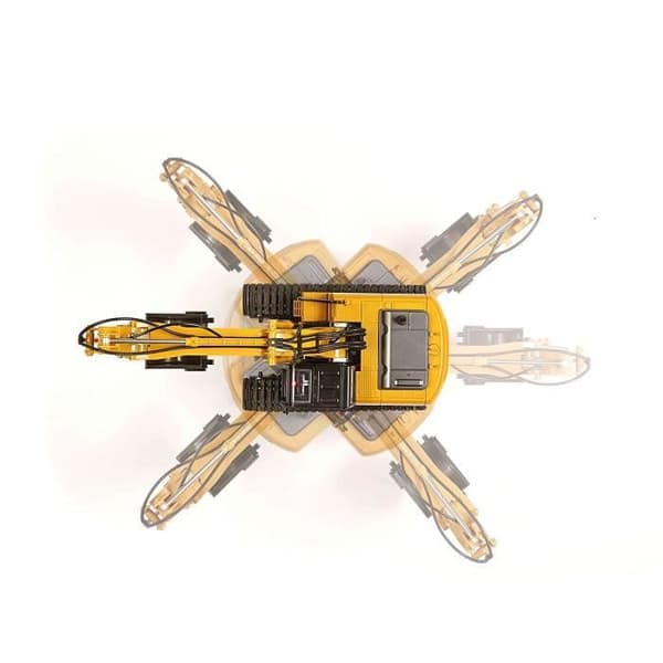 Radiostyrd grävmaskin - REVELL - Digger 2.0 - 1/16 - Exteriör - USB uppladdningsbar