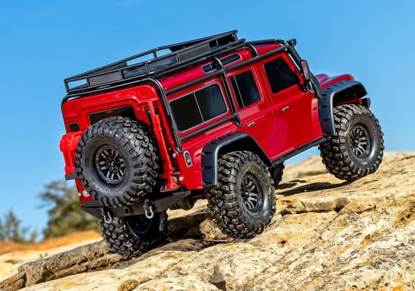Traxxas TRX-4 Land Rover Defender 1/10 RTR Röd