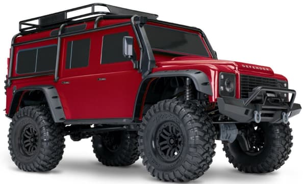Traxxas TRX-4 Land Rover Defender 1/10 RTR Rød