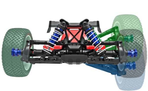 Traxxas Jato 4x4 VXL-4S EHD RTR Blå