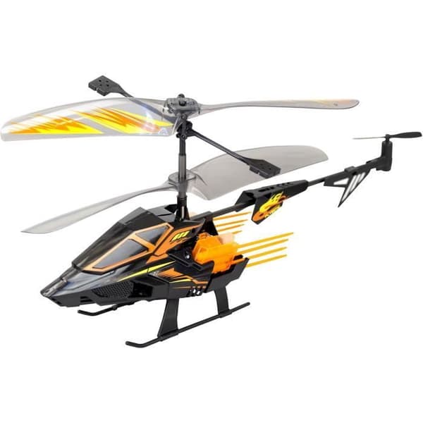 Fjärrstyrd helikopter - FLYBOTIC - Helico Hover Blast - 23 cm - orange och svart - från 8 år