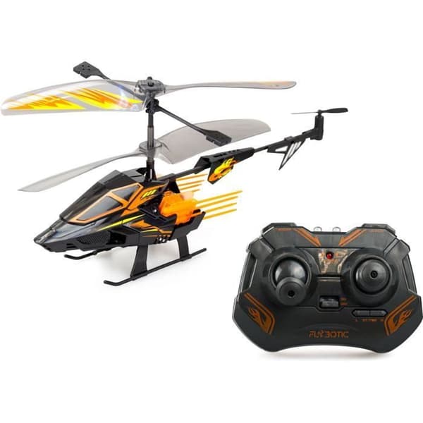 Fjärrstyrd helikopter - FLYBOTIC - Helico Hover Blast - 23 cm - orange och svart - från 8 år