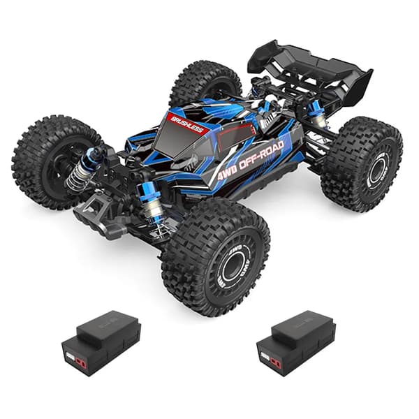 RC Børsteløs Off-Road Truck, 45 km/t Hastighed, Dobbelt Batteri,Dobbeltbatterier