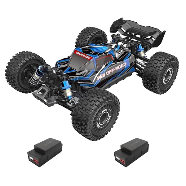 RC Børsteløs Off-Road Truck, 45 km/t Hastighed, Dobbelt Batteri,Dobbeltbatterier