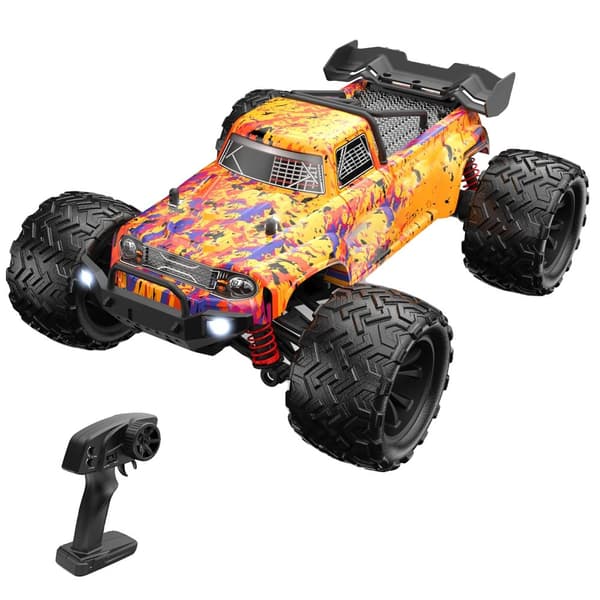 Fjärrstyrd bil, 40 km/h hastighet, 4WD drivsystem,Orange 1 batteri