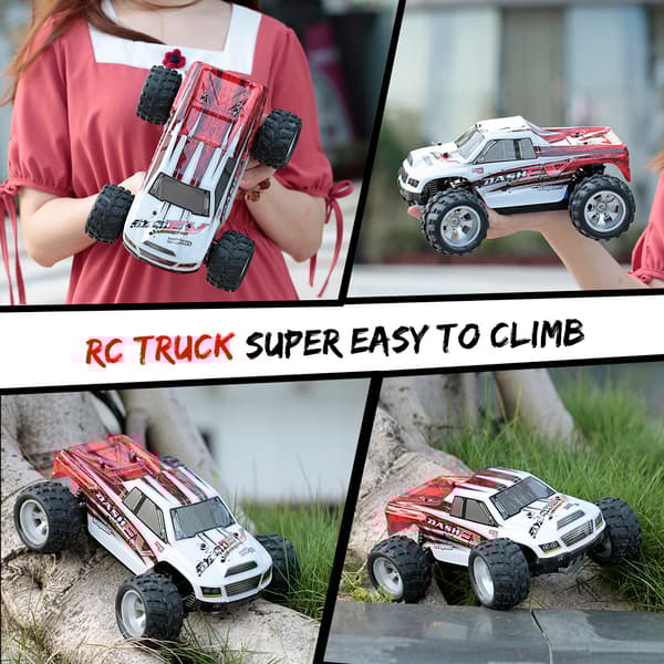 WLtoys A979-B RC-auto, 70 km/h huippunopeus, 4WD, 100 m etäisyysohjausalue