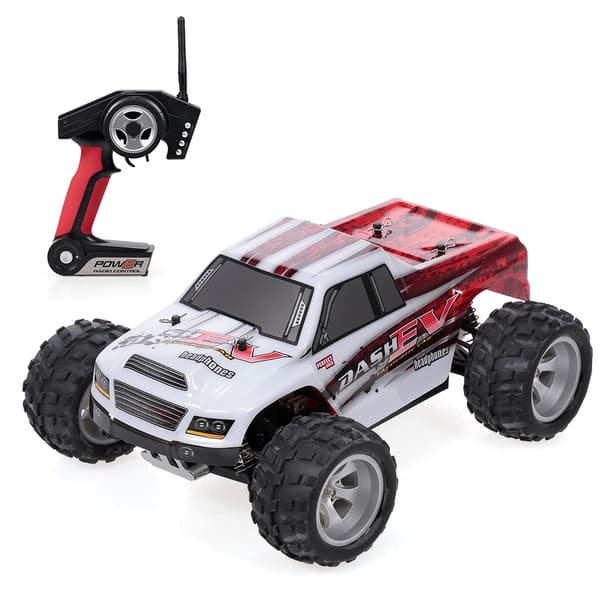 WLtoys A979-B RC-auto, 70 km/h huippunopeus, 4WD, 100 m etäisyysohjausalue