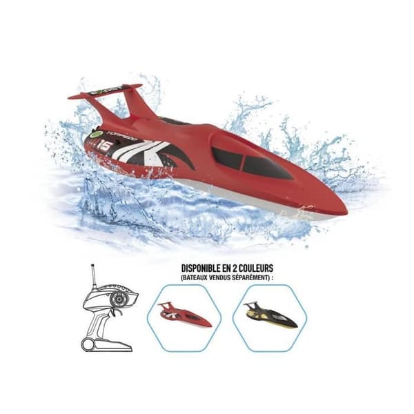EXOST Torpedo Remote Control Boat - Skala 1:18 - 2-färgssortiment