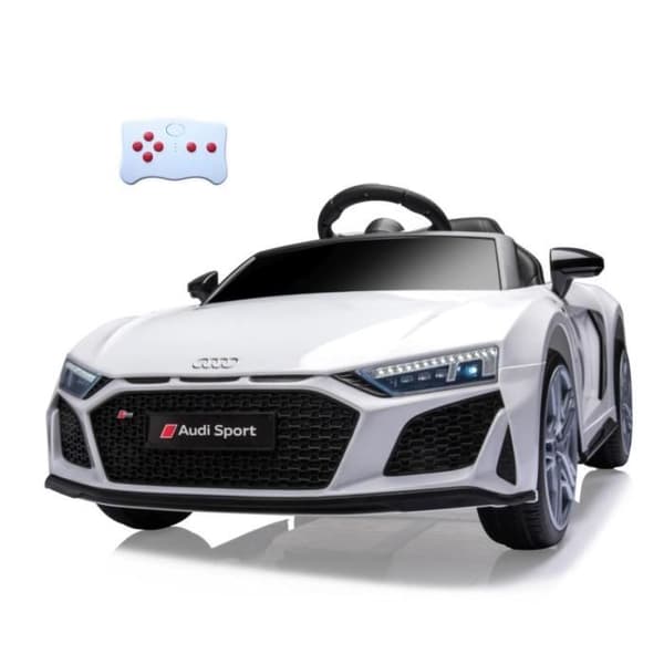 Audi R8 Spyder Vit elfordon - Milly Mally - För barn - Radiostyrd