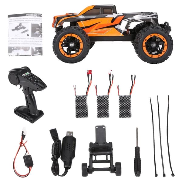 1:16 RC bil, 45 km/t hastighed, 2840 børsteløs motor,1 sæt
