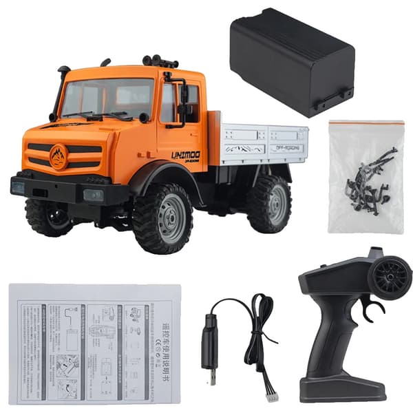 RC Off-Road Truck, 1/16 Skala, 15 km/h Max Hastighet,Orange