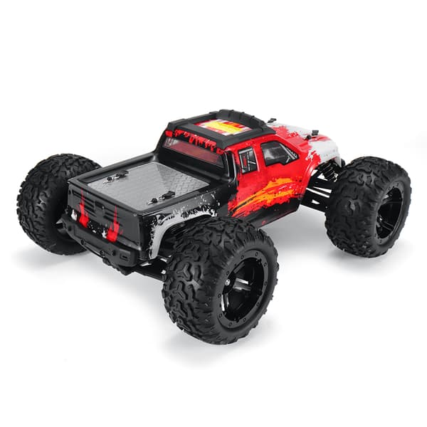 HAIBOXING 2996A RTR børsteløs 1/10 2,4G 4WD RC bil 45km/t LED lys Fuldproportionalt terrængående crawler Monster RC lastbil med 1 batteri