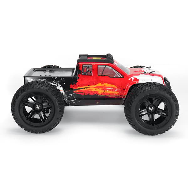 HAIBOXING 2996A RTR børsteløs 1/10 2,4G 4WD RC bil 45km/t LED lys Fuldproportionalt terrængående crawler Monster RC lastbil med 1 batteri