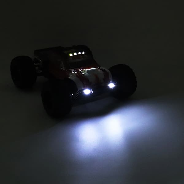 HAIBOXING 2996A RTR børsteløs 1/10 2,4G 4WD RC bil 45km/t LED lys Fuldproportionalt terrængående crawler Monster RC lastbil med 1 batteri