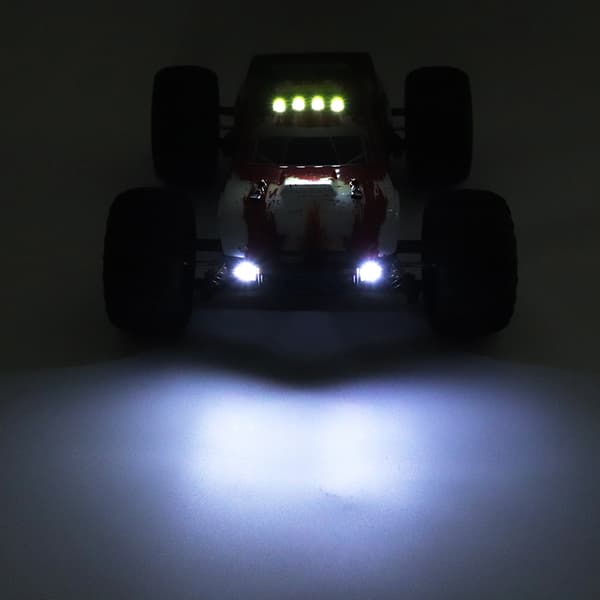 HAIBOXING 2996A RTR børsteløs 1/10 2,4G 4WD RC bil 45km/t LED lys Fuldproportionalt terrængående crawler Monster RC lastbil med 1 batteri