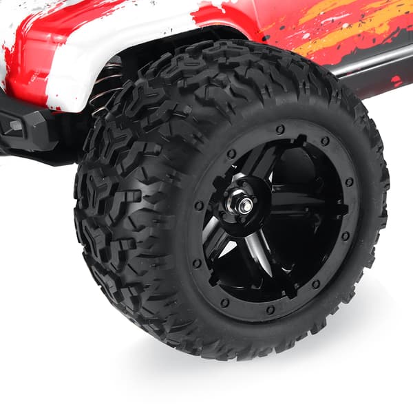 HAIBOXING 2996A RTR børsteløs 1/10 2,4G 4WD RC bil 45km/t LED lys Fuldproportionalt terrængående crawler Monster RC lastbil med 1 batteri