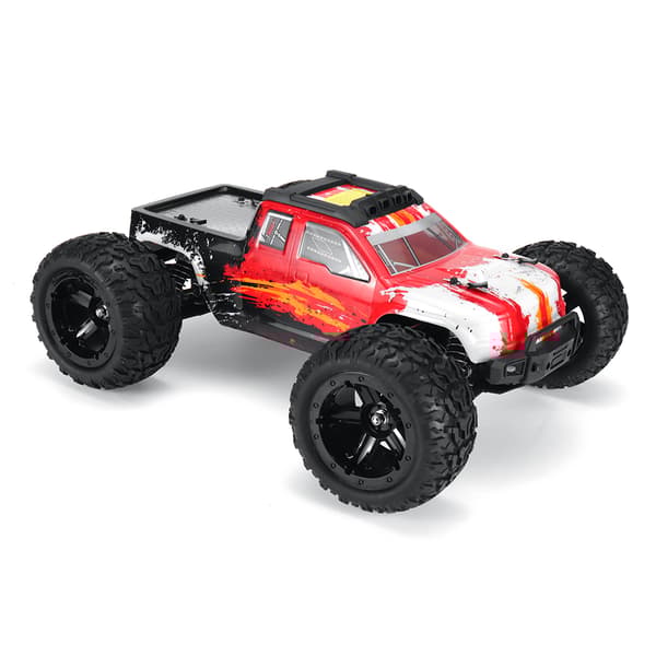 HAIBOXING 2996A RTR børsteløs 1/10 2,4G 4WD RC bil 45km/t LED lys Fuldproportionalt terrængående crawler Monster RC lastbil med 1 batteri
