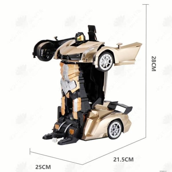 HTBE® 1:12 Gesture Induktion Deformation Bil Cool Shape 4,8V USB Laddning King Ko Robot Fjärrkontroll Billeksak