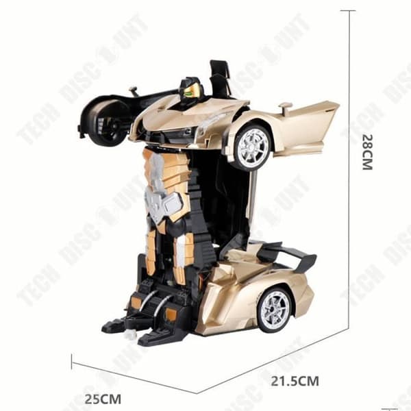 TD® 1:12 gest induktionsdeformationsbil, cool form 4,8V USB-laddning King Kong robotfjärrkontroll billeksak
