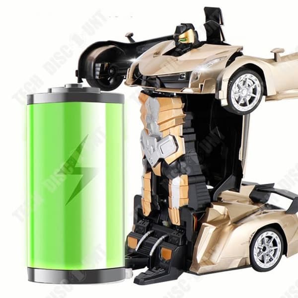 TD® 1:12 gest induktionsdeformationsbil, cool form 4,8V USB-laddning King Kong robotfjärrkontroll billeksak