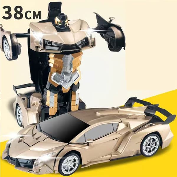 TD® Fjärrkontroll bil deformerbar robot barns laddning leksak Induktion deformerad bil gest fjärrkontroll bil 2
