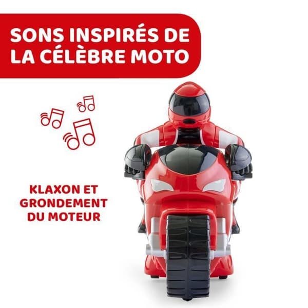 Ducati 1198 motorcykel - Fjärrstyrd - Röd - CHICCO