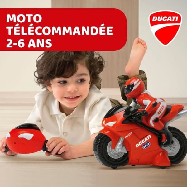 Ducati 1198 motorcykel - Fjärrstyrd - Röd - CHICCO