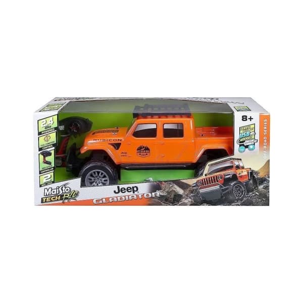 BAUER SPIELWAREN TECH R-C JEEP GLADIATOR TERRÄNGFORDON TELEKOM
