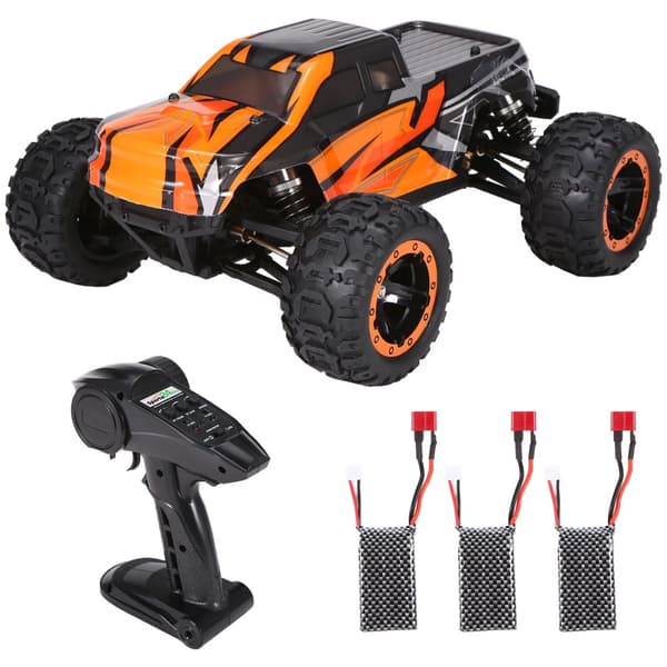 Fjernstyret Off-Road Truck, 45 km/t Hastighed, 120m Kontrolafstand,3 batterier