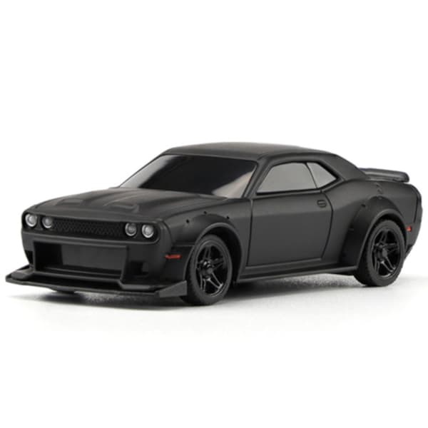 Kaukosäädinauto, Turbo Racing C75 RTR 1/76 Scale RC Drift -kaukosäädin LED-valoilla, 4-vetoinen leluauto 4,5,6,7,8+, lasten lahjat (musta)