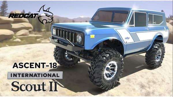 RedCat Scout II 1/18 Crawler Blue Komplett