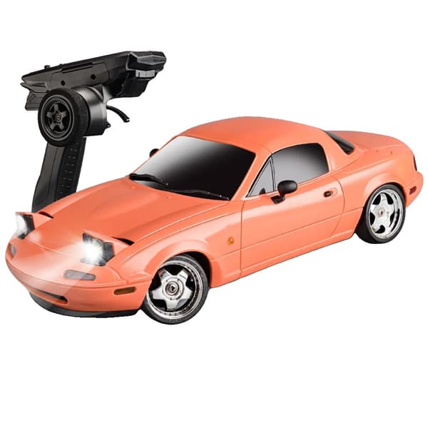 RC Drift -auto, 1/18 mittakaava, 10 km/h maksimi nopeus,Vaaleanpunainen