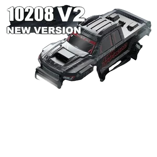 Monster Truck RC, Høj Hastighed 80 km/t, Holdbar Konstruktion,V2 Sort