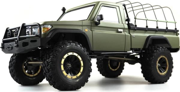 Amewi AMXROCK RCX8PS. Typ: Terrängbil, Motortyp: Elmotor, Skala: 1:8. Vikt: 3,6 kg Längd (mm): 64,8 cm Bredd: 293 mm. Förpackningsbredd: 295 mm, förpa