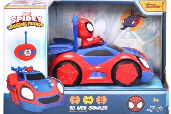 Spidey og super venner Spiderman 17 cm fjernbetjent bil