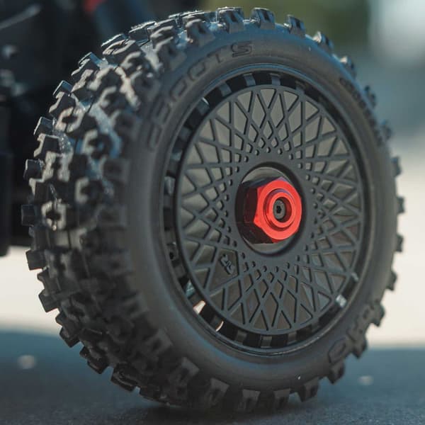 ARRMA Typhon Mega 665 Brushed 4WD Red - RTR
