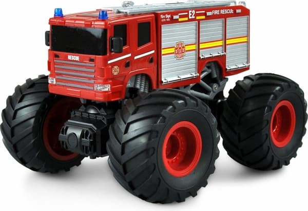 Amewi Red Brushed 1:18 RC Car Electric Monster Truck Takaveto RTR 2,4 GHz