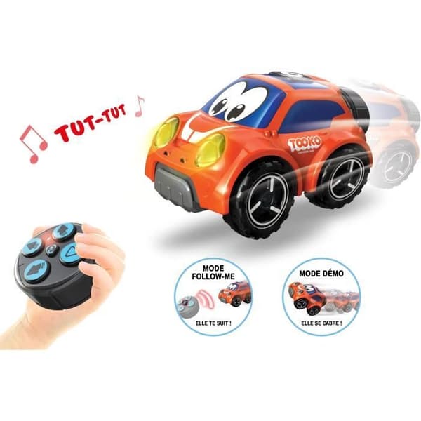 TOOKO Junior Follow me Fjärrkontrollbil - Från 2 år - Batteri - Flerfärgad
