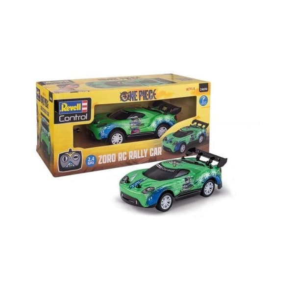 Revell - One Piece - Radiostyrd bil 1/24 Zoro Rally Car 14 cm