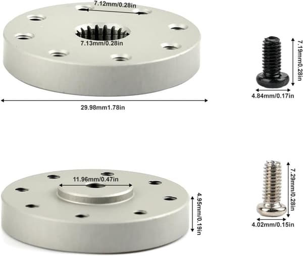 2 stk Metal Arms Servo til 60-150KG MG995 MG996 Futaba - Tilbehør til fjernstyret legetøj Servo Dele