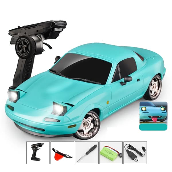 RC Driftbil, 1/18 skala, 10 km/h max hastighet,Blå