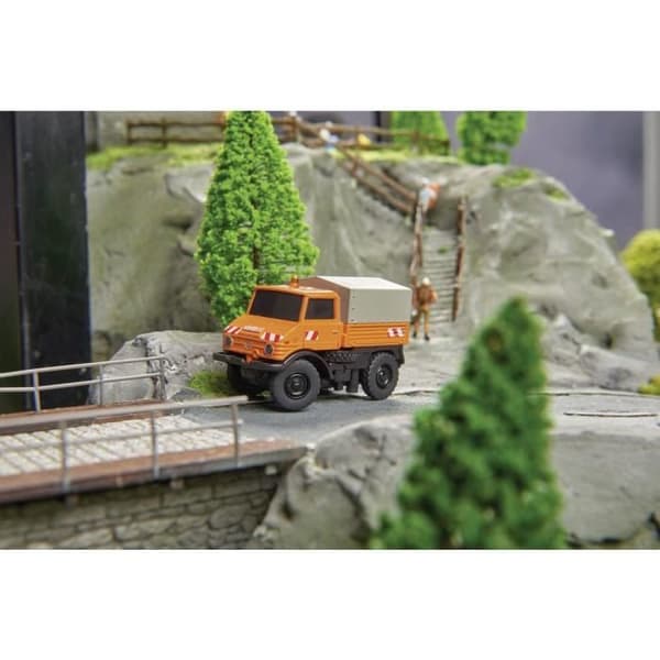 Auto RC 1:87 Carson Modellsport MB Unimog U400 Kommunal 504125 Elektriskt Utryckningsfordon 1 st (s)