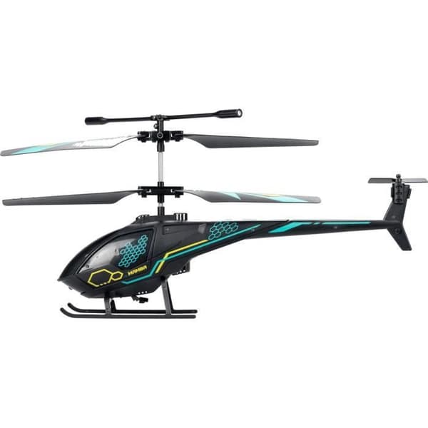 AIR MAMBA fjärrstyrd helikopter - FLYBOTIC - Infraröd teknik - 2 kanaler - Svart och blå
