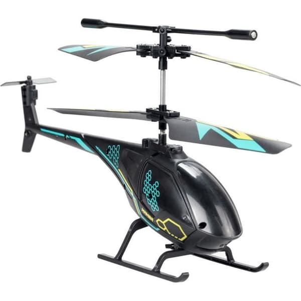AIR MAMBA fjärrstyrd helikopter - FLYBOTIC - Infraröd teknik - 2 kanaler - Svart och blå