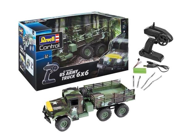 Revell kontroll radiostyrt fordon - 24439 - RC Crawler US Army Truck