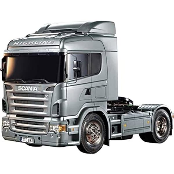Byggsats - TAMIYA - Scania R470 - Skala 1:14 - Silverfärg - Radiostyrd
